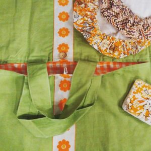 Sac à plats, couvre-plat et lingettes